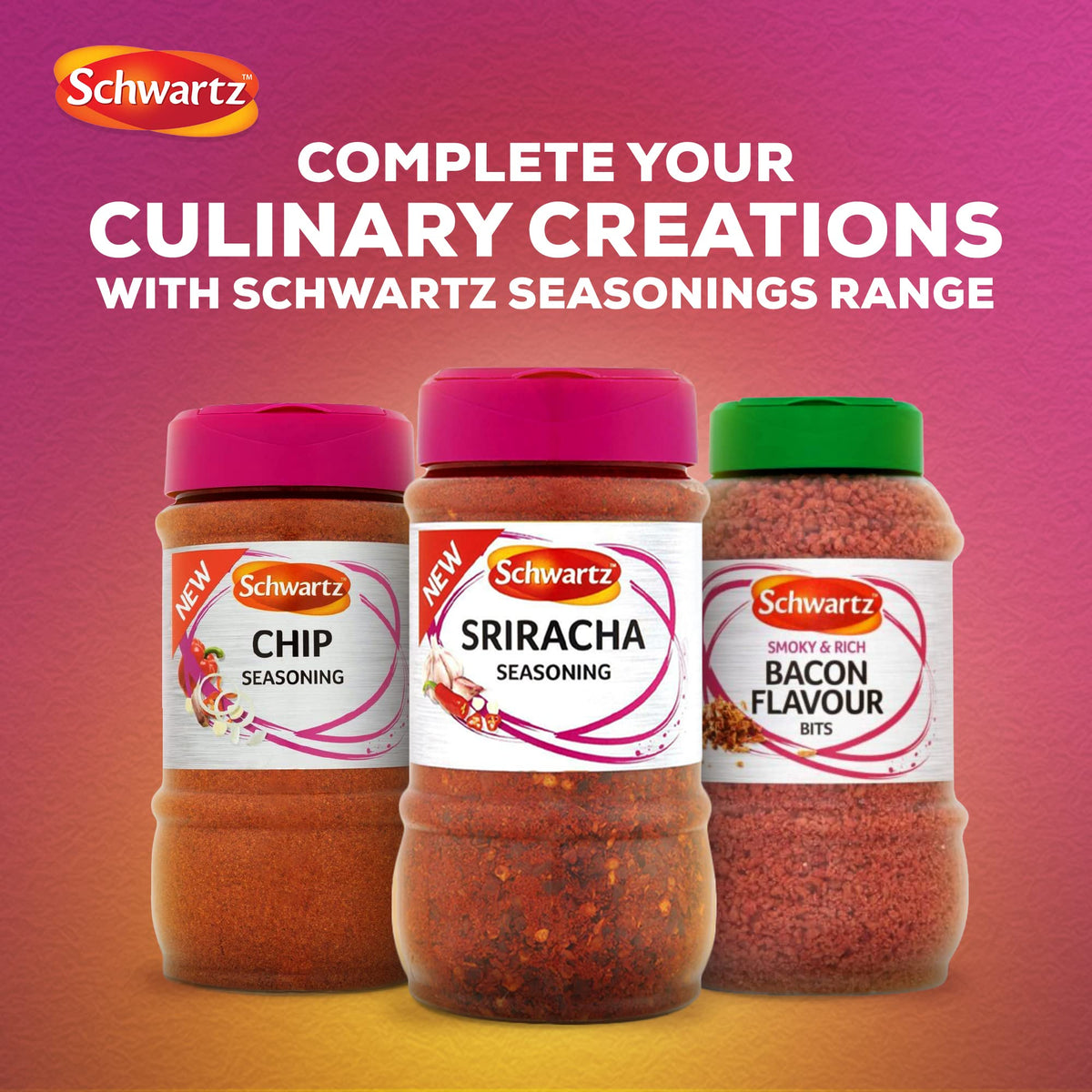 Schwartz Sriracha Seasoning - Thai-Inspired Flavour with Chilli & Garlic | 640g (Pack of 2) 6