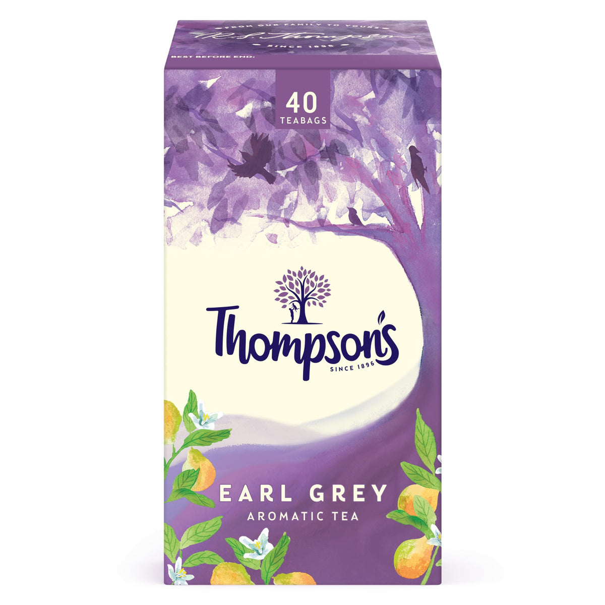 Thompson's Earl Grey Tea - Smooth Black Tea with Bergamot Infusion | 480 Bags