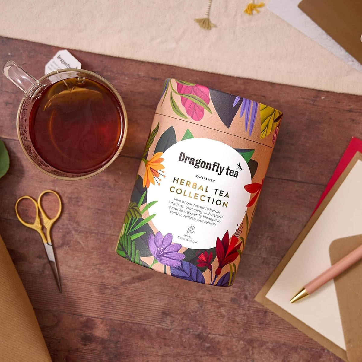 Dragonfly Organic Herbal Tea Gift Collection - 30 Teabags | Relaxation | Stress Relief 4