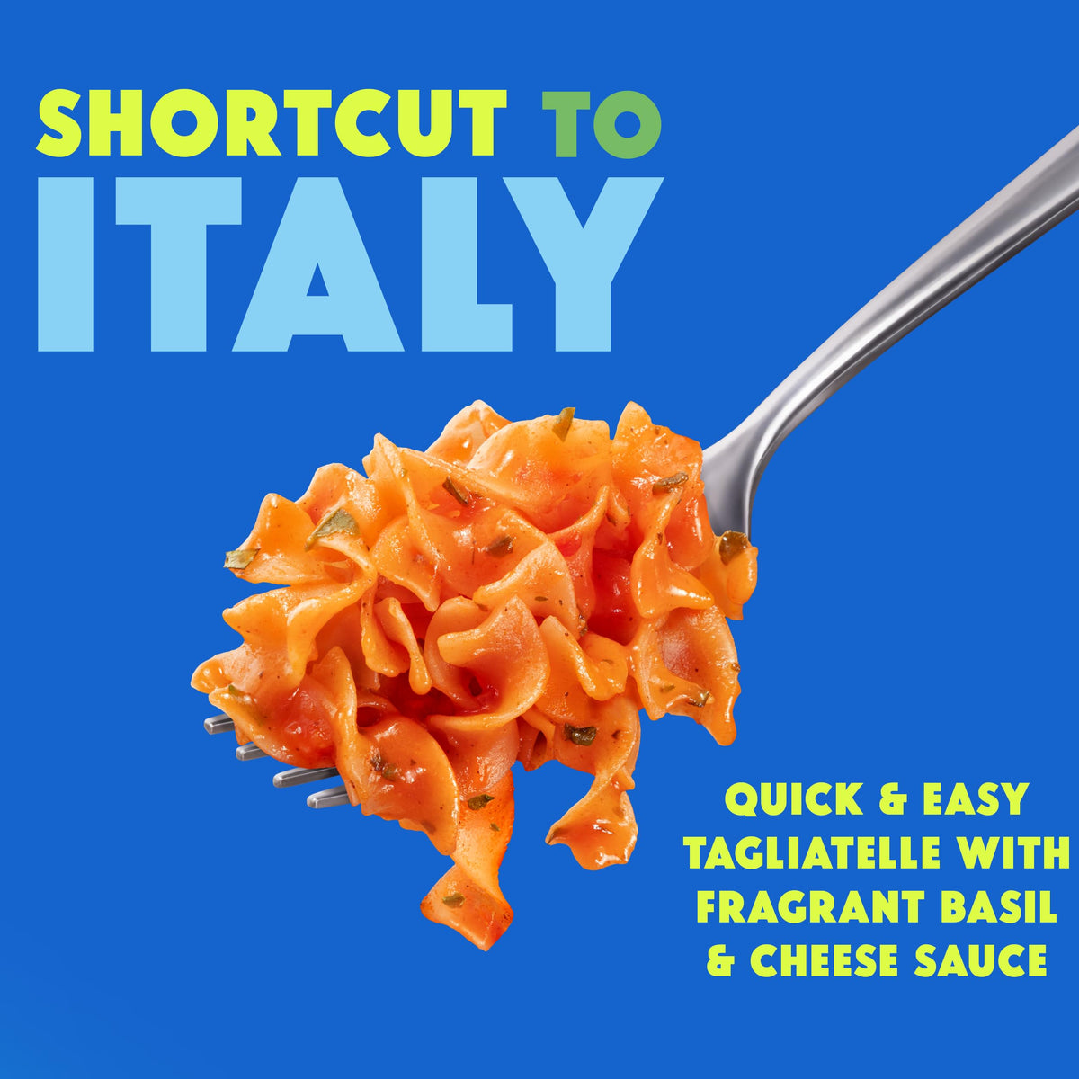 Sacla Italian Instant Tagliatelle Pasta Pot - Ready in 5 Minutes | 80g Pots | Pack of 8 3