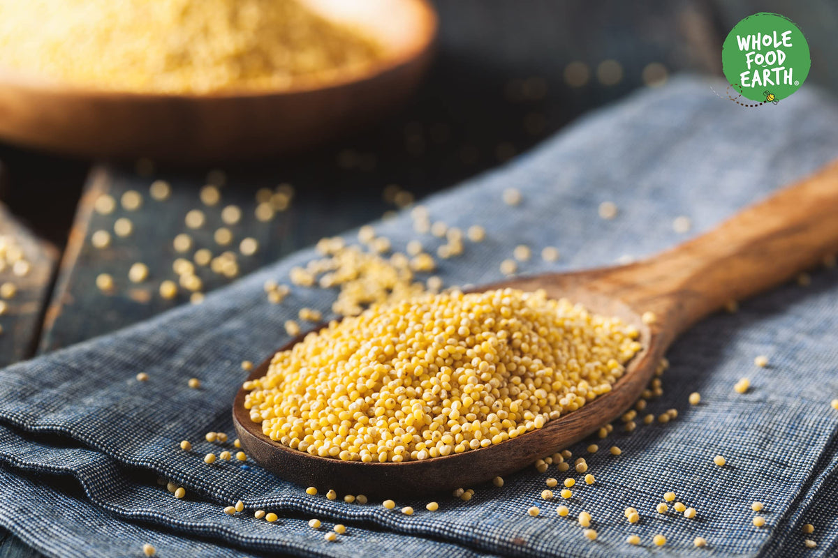 Wholefood Earth Organic Pearl Millet Grain - 1kg (Pack of 2 x 500g) | High Fibre | Vegan 3