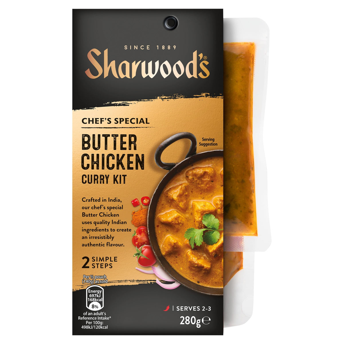 Sharwood's Chef's Special Butter Chicken Curry Kit - 280g Pack of 5