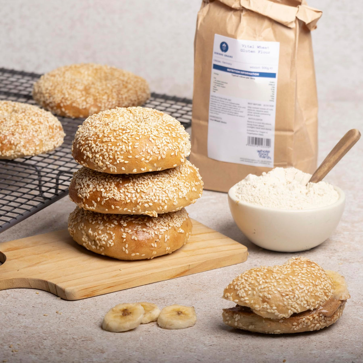 Wholefood Earth Vital Wheat Gluten Flour - 500g 3