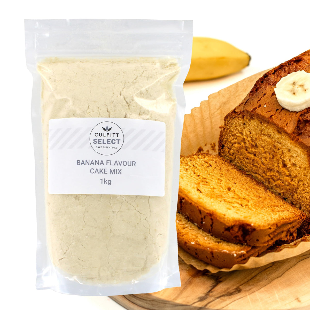 Culpitt Select Banana Cake Mix - 1kg Bag | Makes 2 x 8" Cakes 1