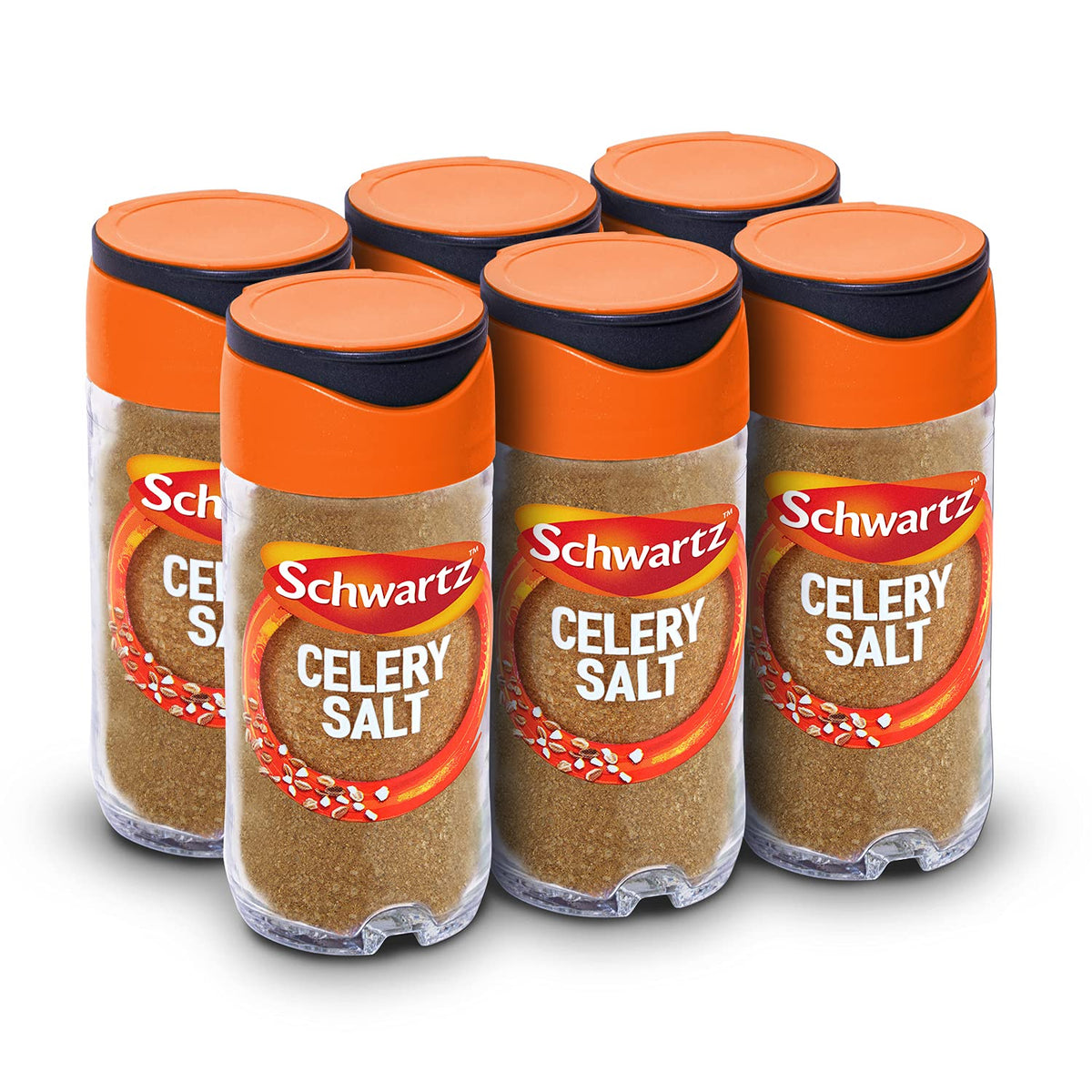 Schwartz Celery Salt - Rich Savoury Flavour | 72g Jar | Pack of 6