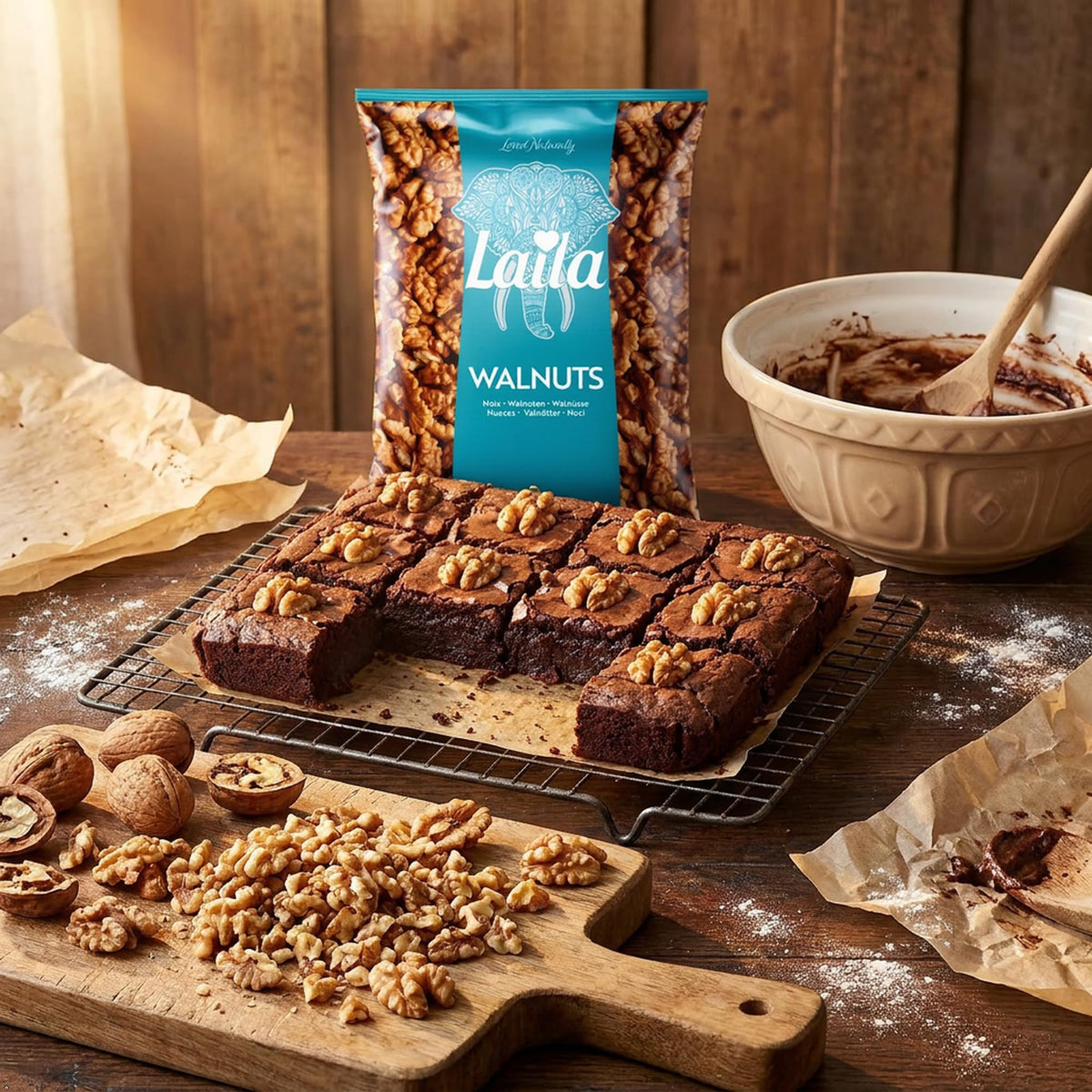 Laila Walnuts - Creamy & Crunchy Snack | 700g 3