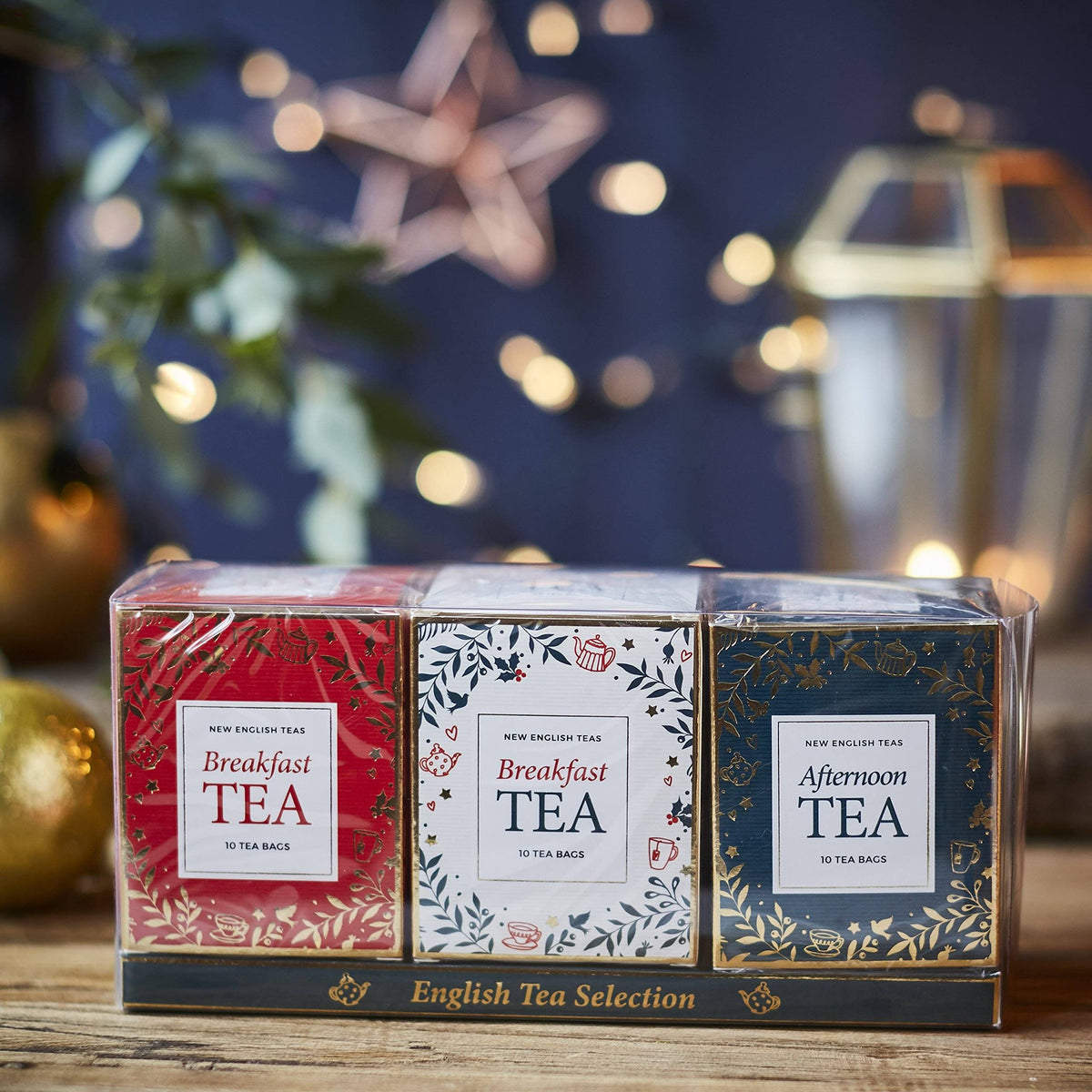 New English Teas Christmas Tea Gift Set - 3 Cartons | 30 Teabags 3