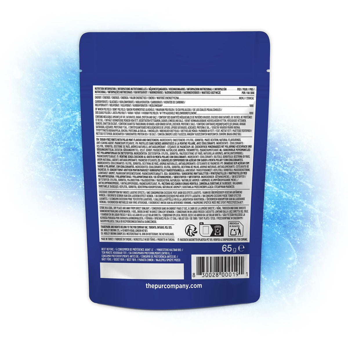 PUR Mints Polar Mint Sugar Free Breath Mints - 65 Count (Pack of 3) 7