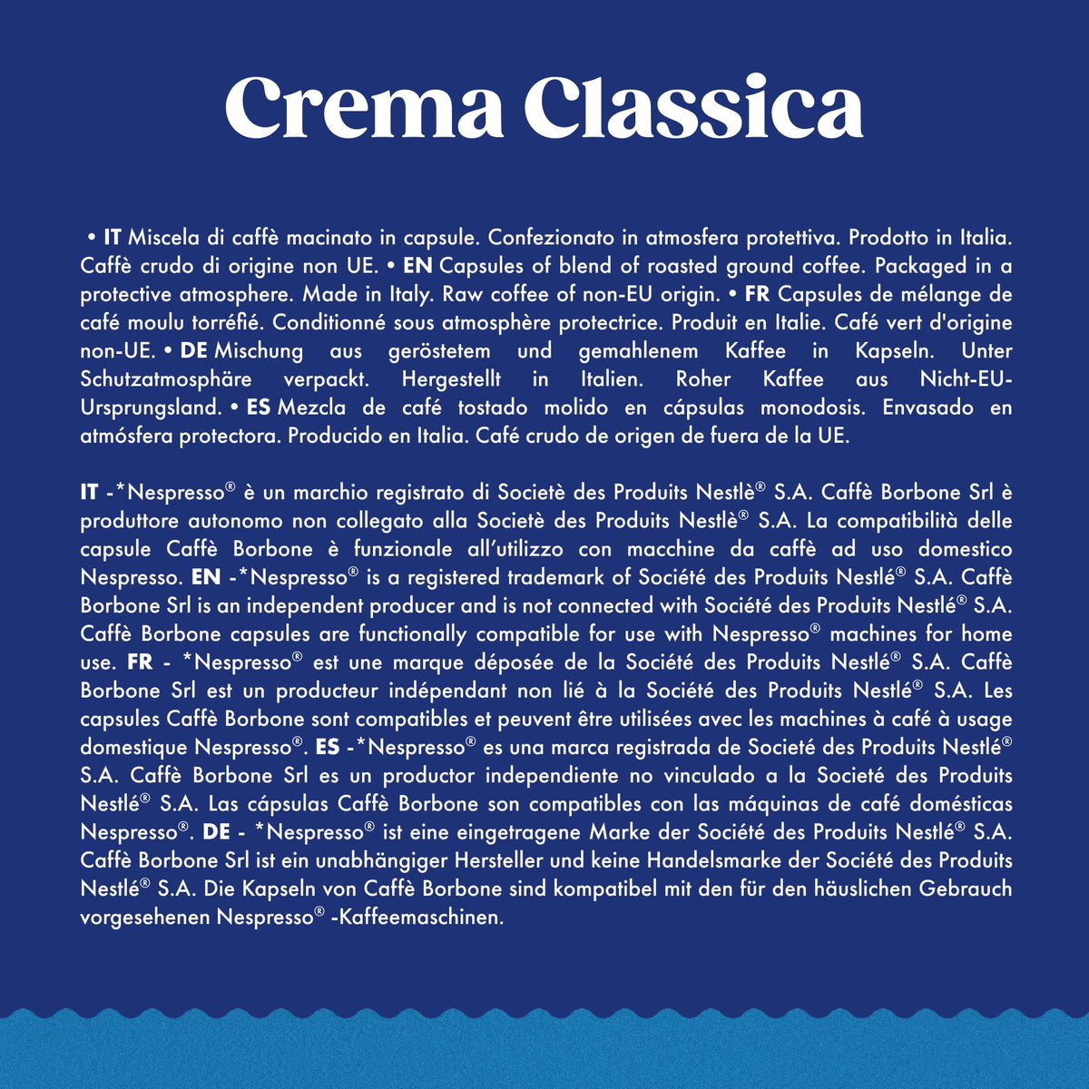Caffè Borbone Crema Classica - 90 Coffee Capsules | Full-bodied & Balanced | Nespresso Compatible 2