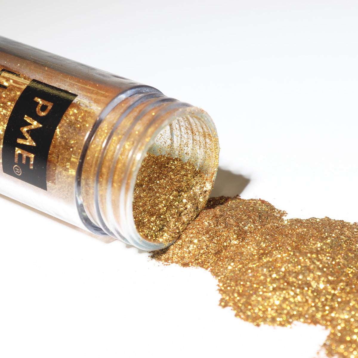 PME Edible Lustre Snow Sprinkle - Gold | 10g | Shaker Bottle