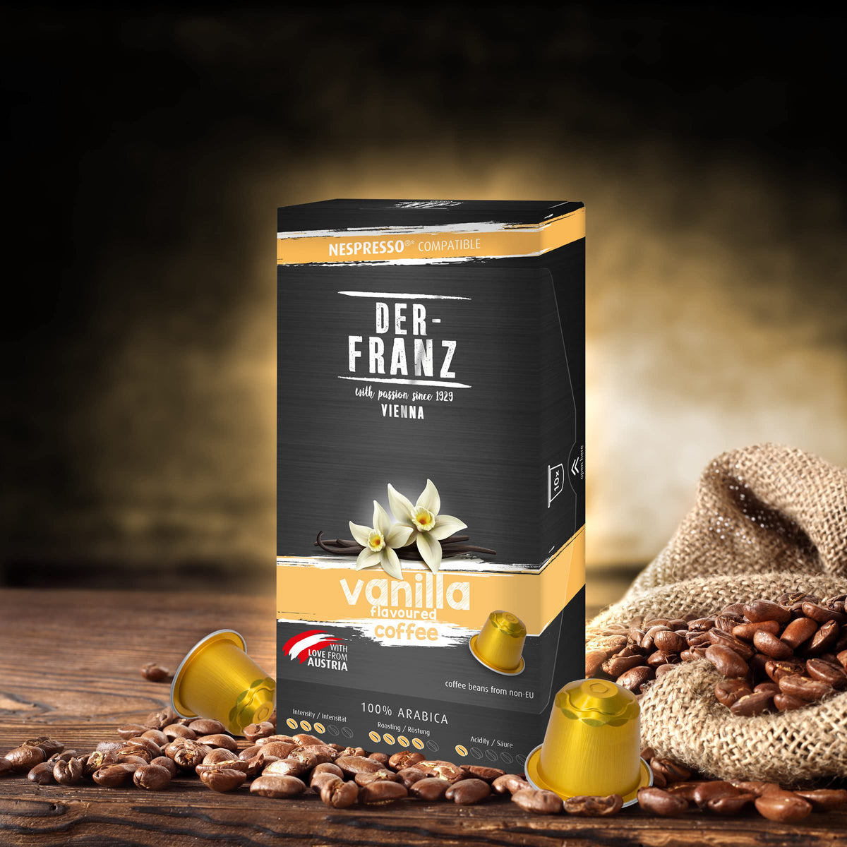Der-Franz Vanilla Aroma Coffee Capsules - Nespresso Compatible, 10 Count 4