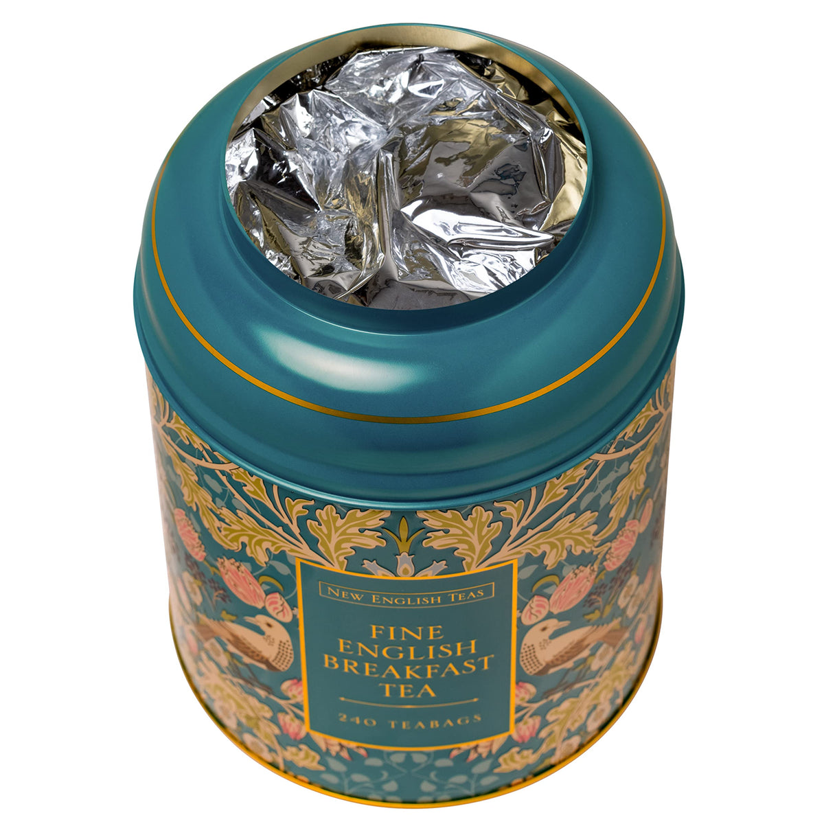 New English Teas Song Thrush Tea Tin - 240 English Breakfast Teabags 3