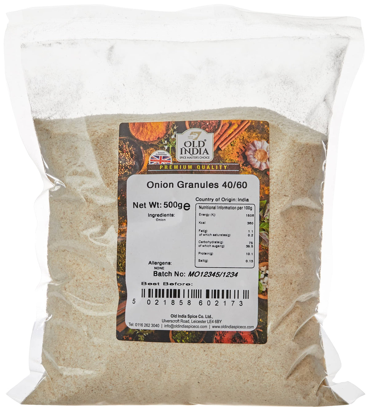 Old India Onion Powder - 100% Natural, Additive-Free | 500g