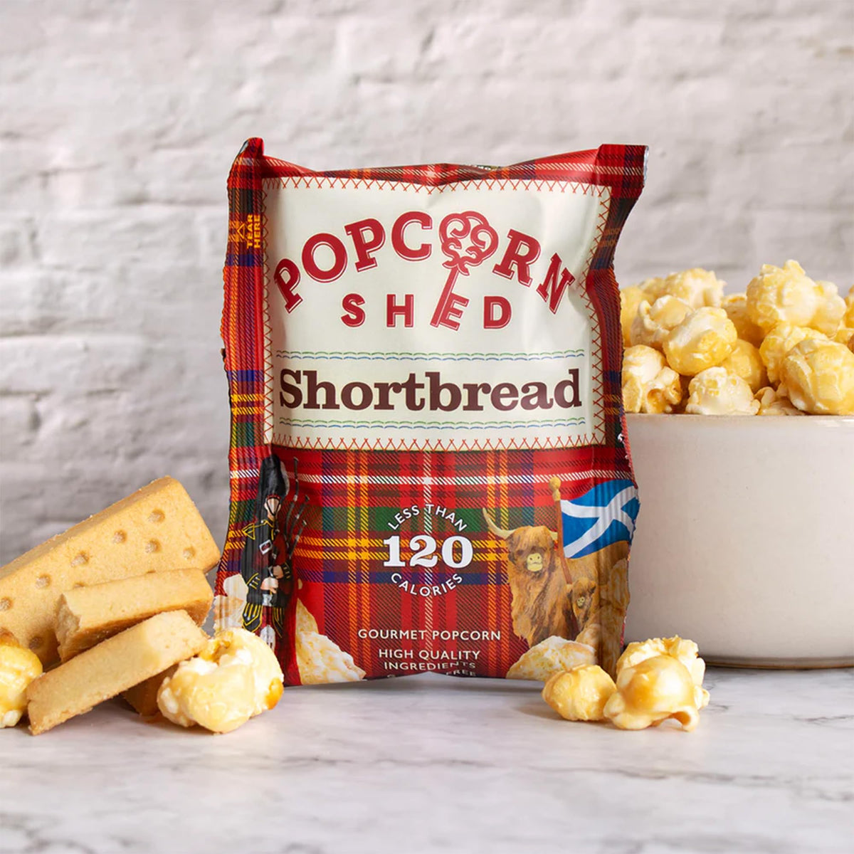 Popcorn Shed Shortbread Caramel Gourmet Popcorn - Gluten Free, 24g 2