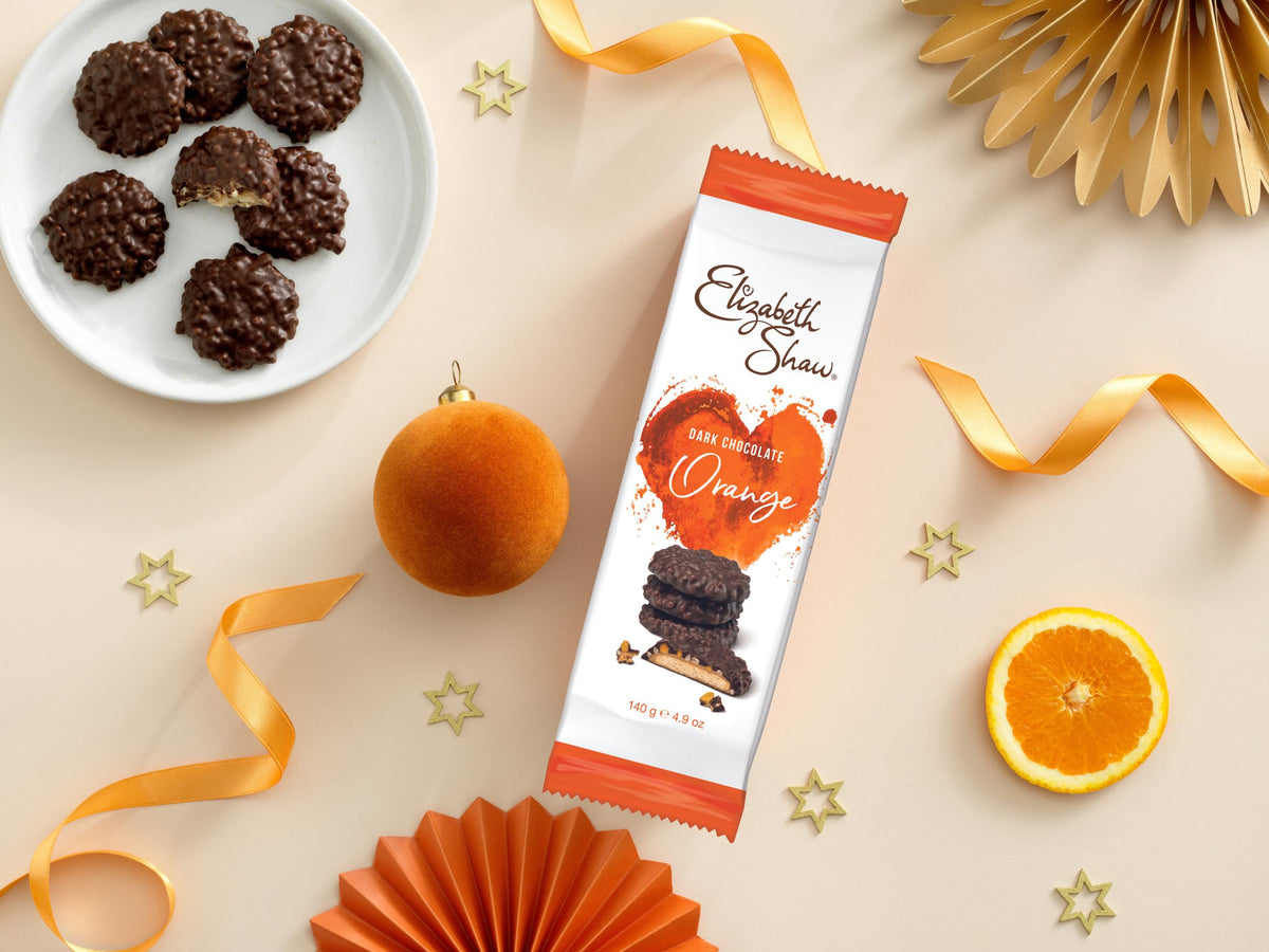 Elizabeth Shaw Dark Chocolate Orange Biscuits - 10 x 140g Case Pack 3