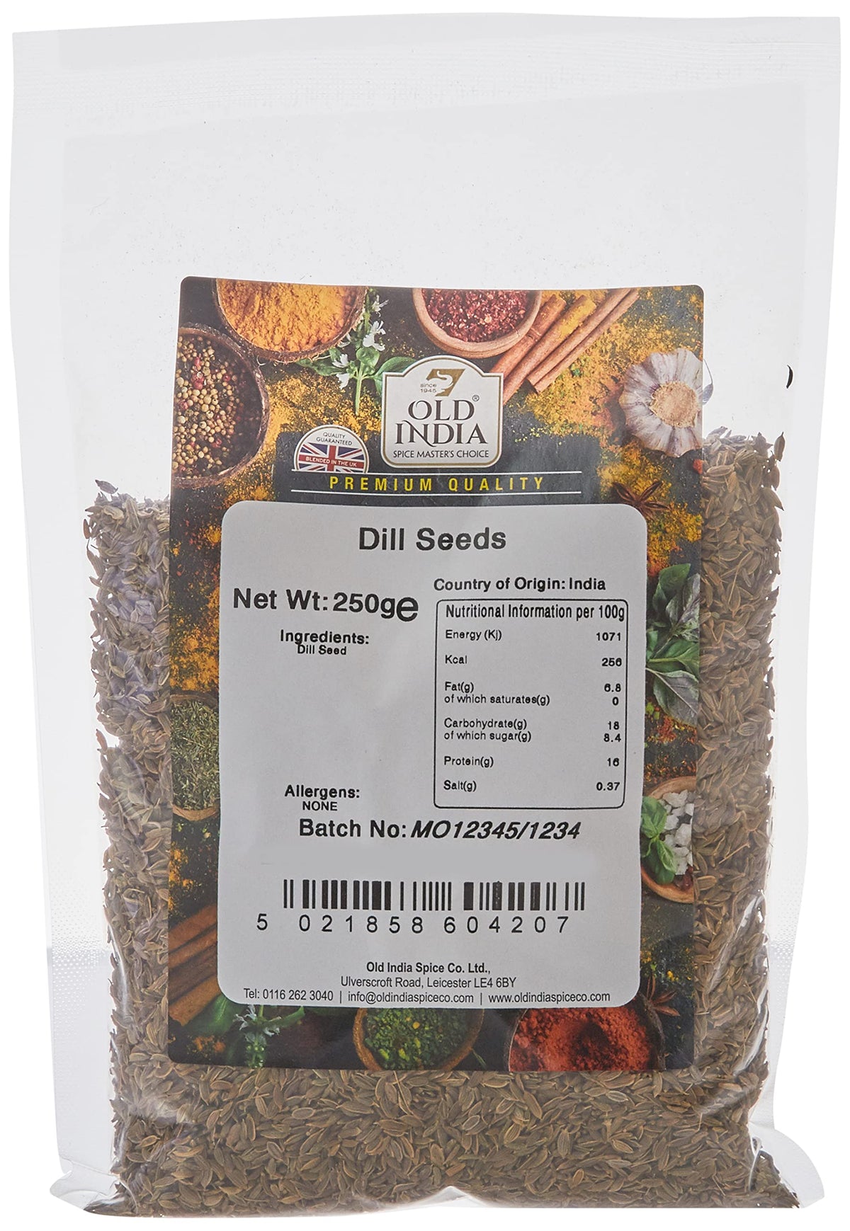 Old India Dill Seeds - 250g | Natural, Additive-Free, GMO-Free 1