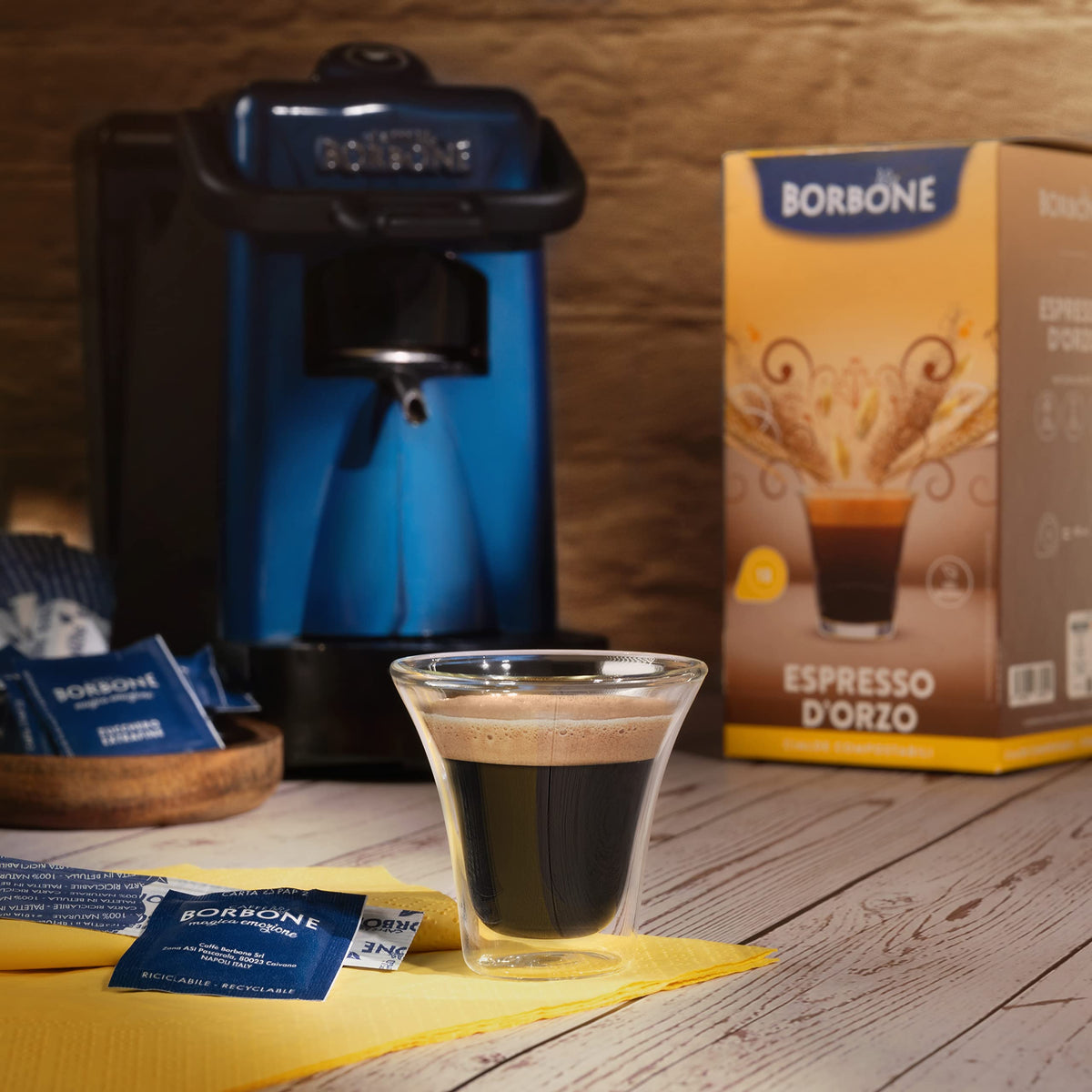 Caffè Borbone Barley Espresso - 72 Paper Pods, Caffeine-Free, Plant-Based 3