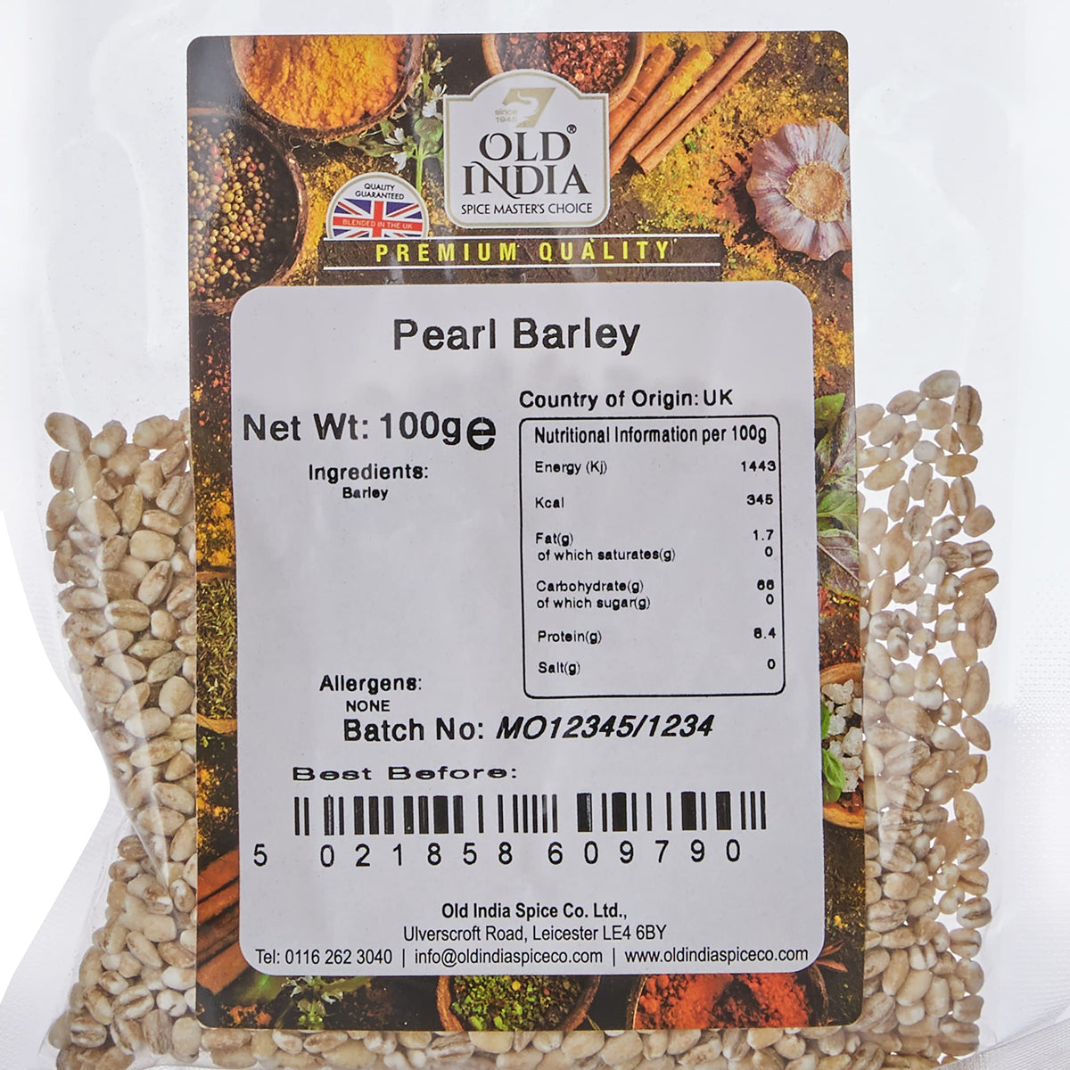 Old India Pearl Barley - 100% Natural, Additive-Free | 100g 2