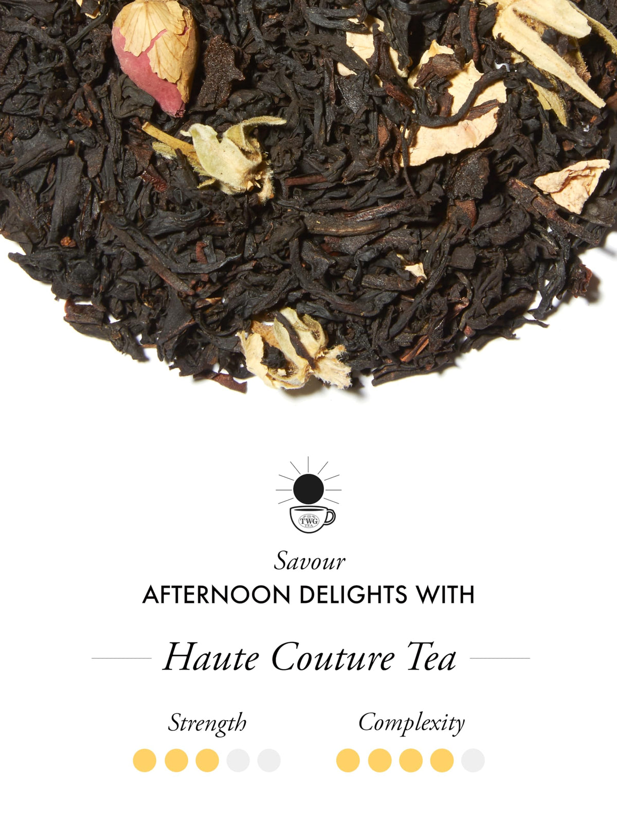 TWG Tea Haute Couture Tea - Caramel & Rose Loose Leaf Black Tea | 100g