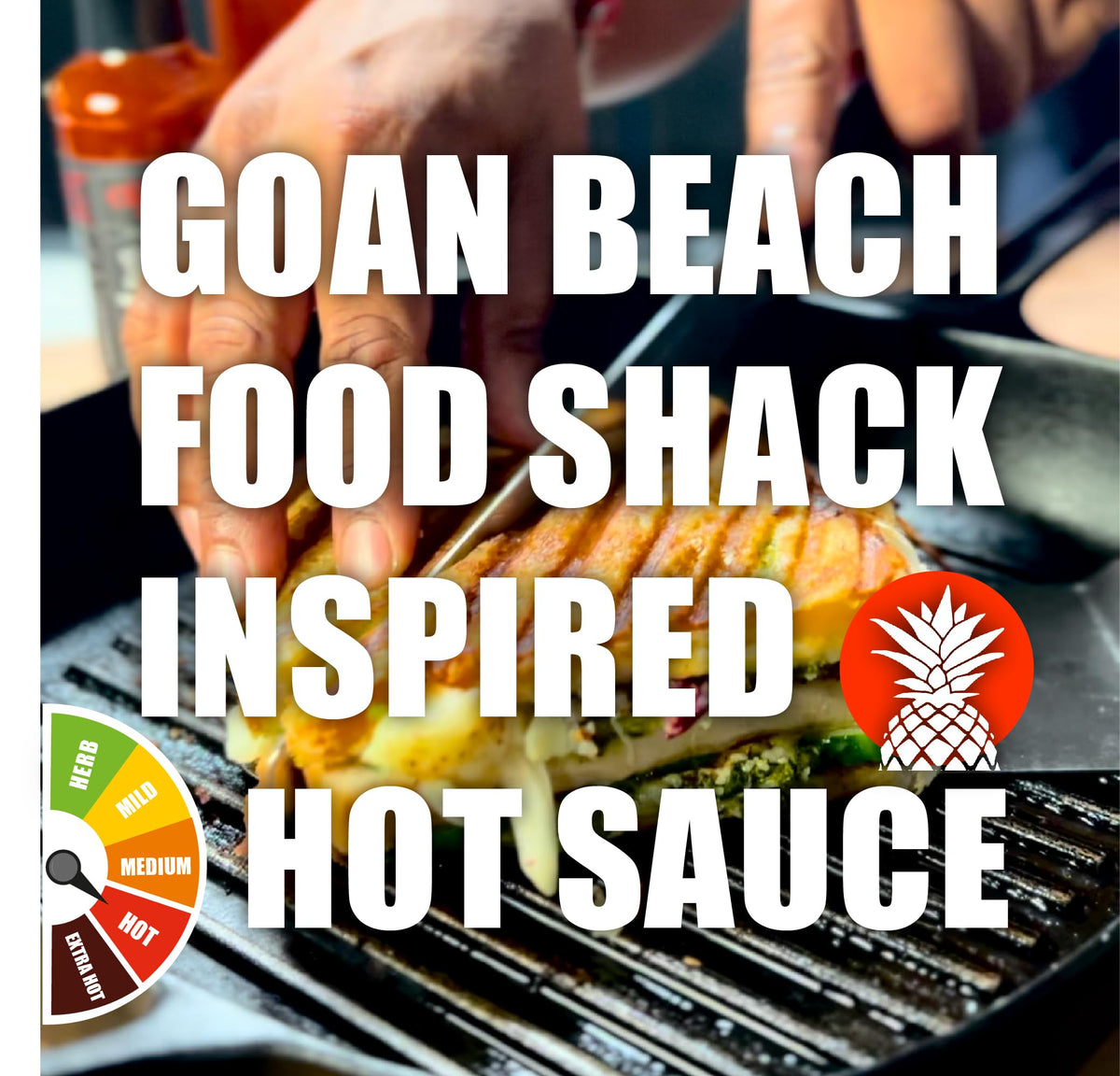 THE CHEEKY INDIAN Fruity Goan Hot Sauce - Scorched Pineapple & Scotch Bonnet | 179g 6