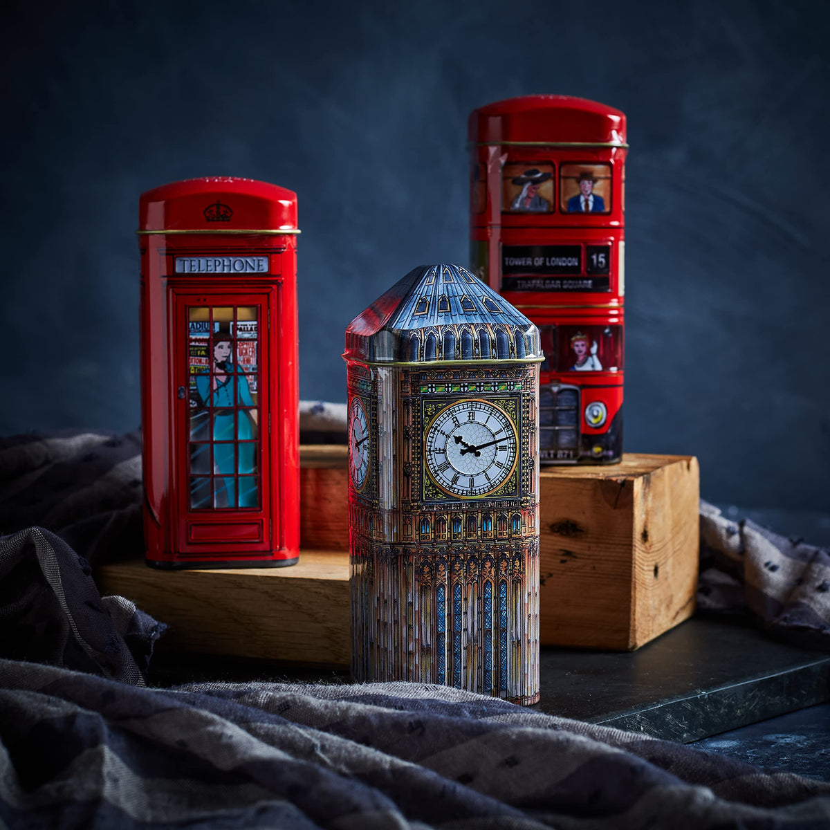 New English Teas English Icons 3x Tea Tin Gift Pack - 42 Traditional Tea Bags 4