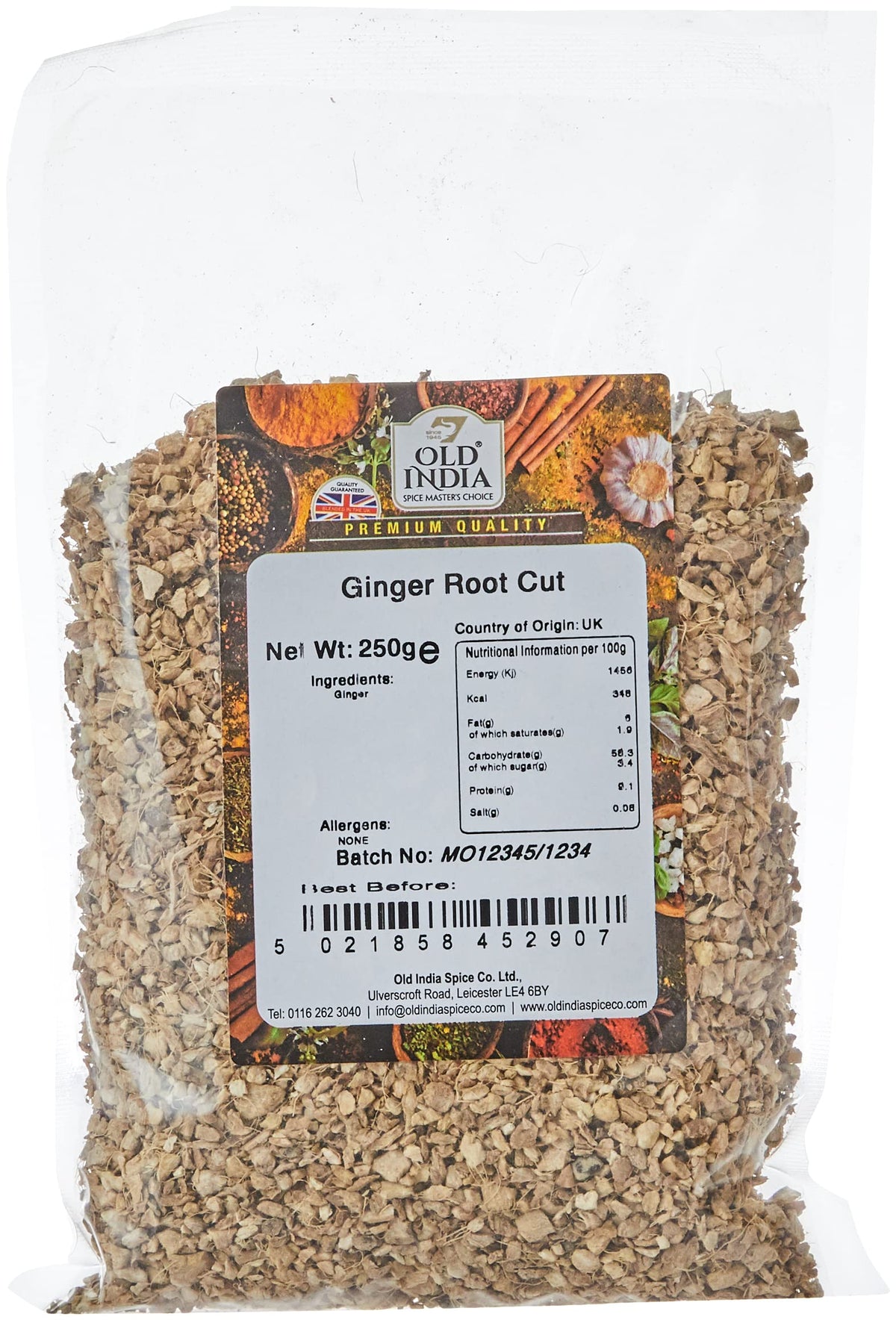Old India Ginger Root Pieces - 100% Natural, Additive-Free | 250g 1