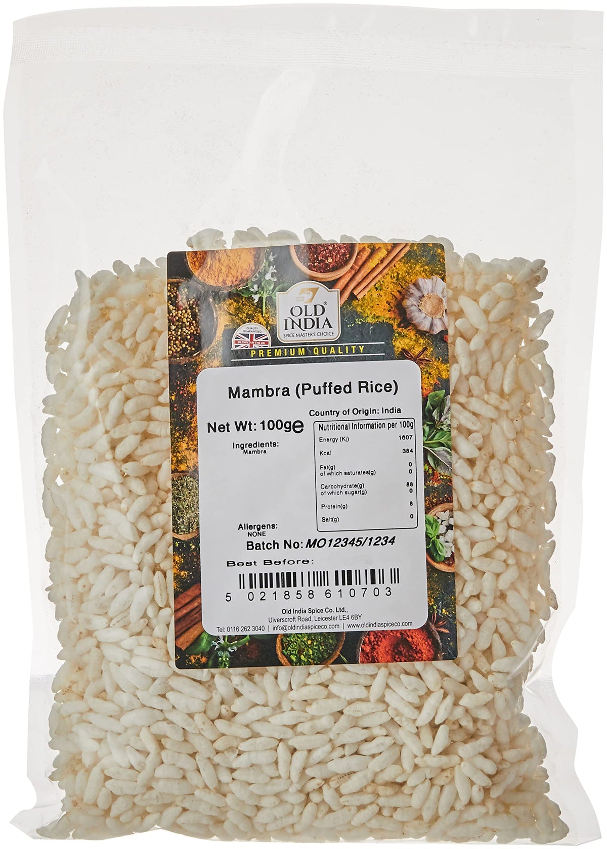 Old India Mamra (Puffed Rice) - 100g 1