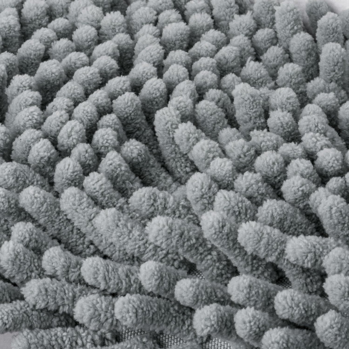 JVL Chenille Mop Replacement Pad - Machine Washable Microfibre Refill | Pack of 2 | Grey 3