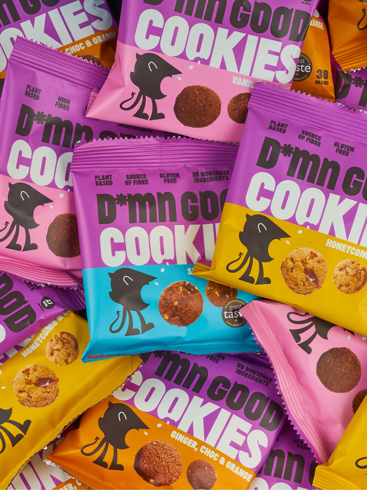 D*MN GOOD Honeycomb & Chocolate Cookies - Vegan, Gluten-Free | 12 Pack 4