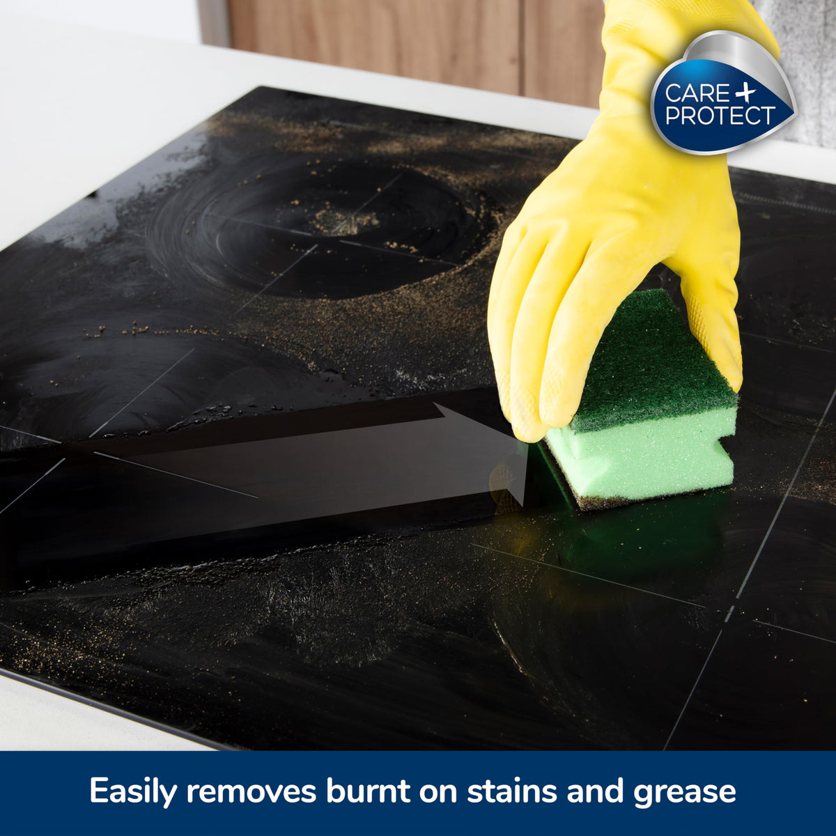 CARE + PROTECT Universal Hob Degreaser - 500ml Spray | Lemon Scent | Streak Free 3