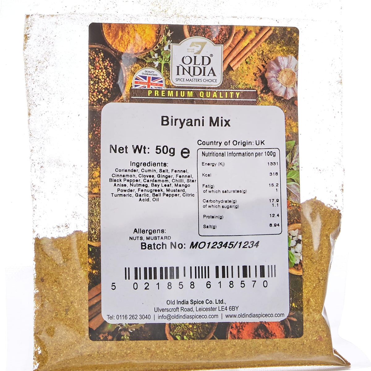Old India Biryani Mix - 100% Natural, Additive-Free | 50g 1
