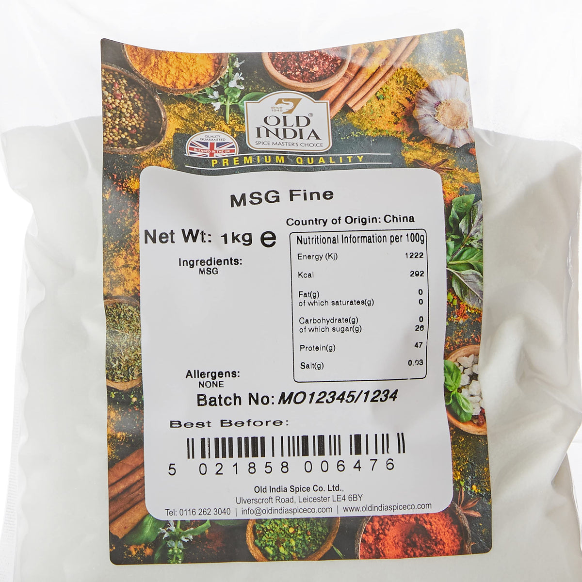 Old India MSG Seasoning - 1kg 2