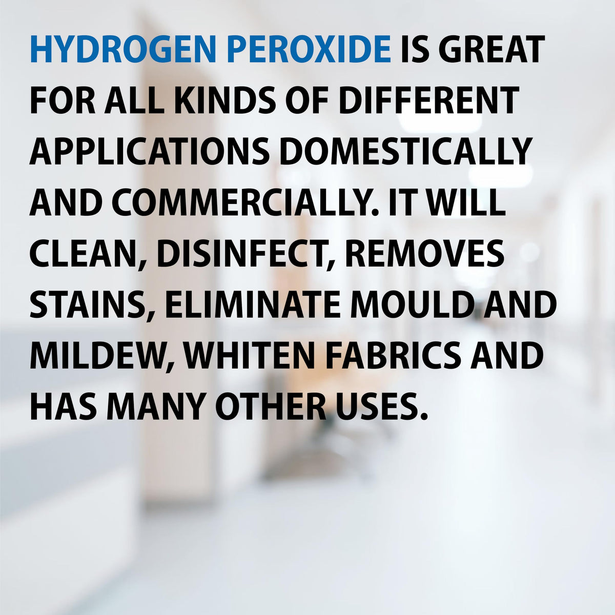 ChemLab Hydrogen Peroxide 6% Solution - Multi-Purpose Cleaner, Stain Remover, Mild Bleach | 500ml 5