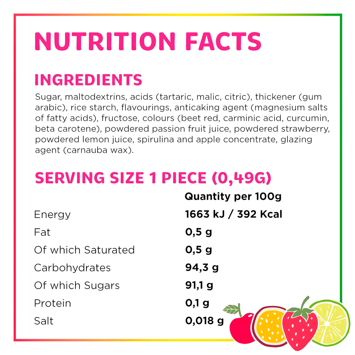 Tic Tac Fruit Adventure Mints - Cherry, Strawberry, Passionfruit & Lime Flavors | 8 x 98g Packs 3
