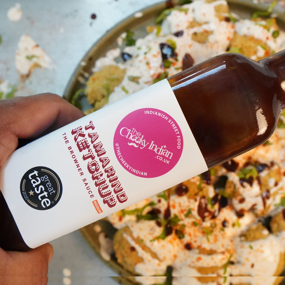THE CHEEKY INDIAN Tamarind Ketchup - Medium Heat | Tangy & Spicy | 220g 4