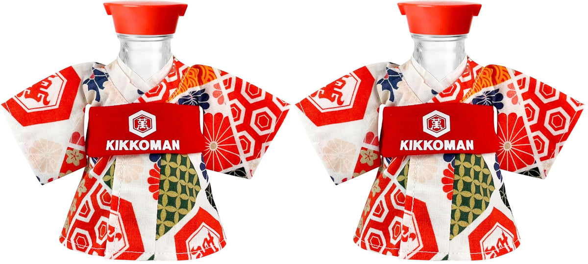 Kikkoman Naturally Brewed Soy Sauce - Kimono Limited Edition | 150ml Bottle | Pack of 2