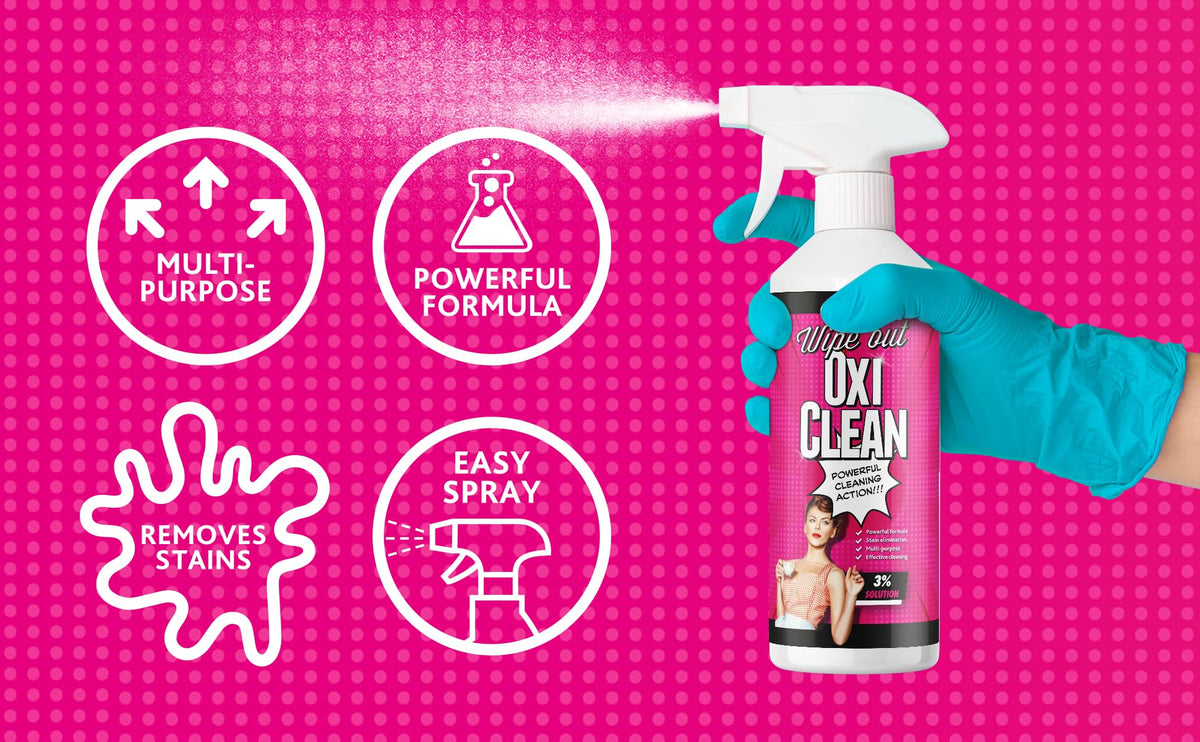 Wipeout Oxi Clean - Hydrogen Peroxide Stain Remover | 500 ml Liquid 3