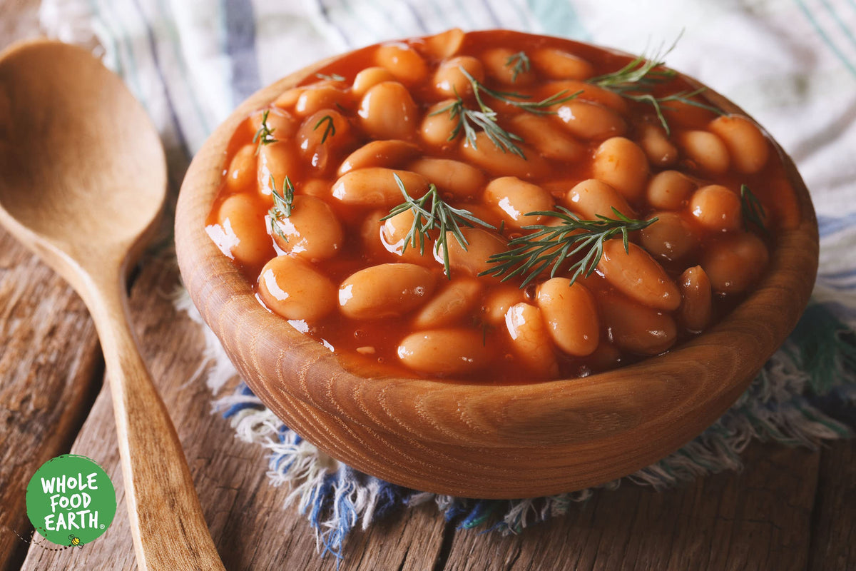 Wholefood Earth Haricot Beans - 500g | Non-GMO | Vegan | High Fibre 3
