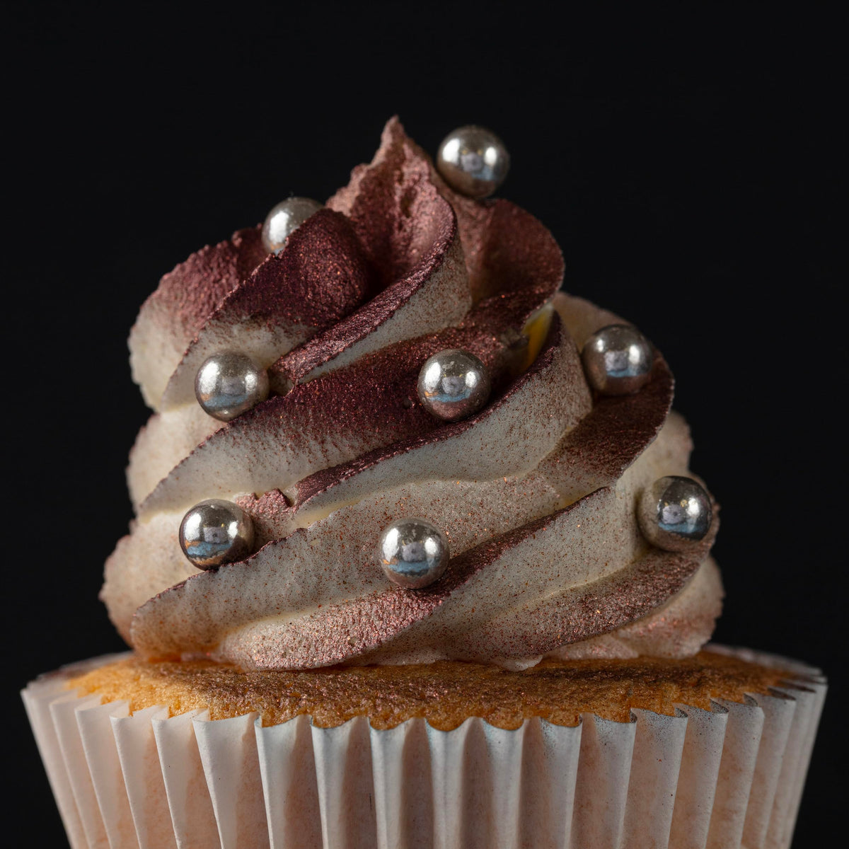 PME Silver Sugar Pearls - 6mm Edible Cake Decorations | 25g Tub | Pack of 2 6