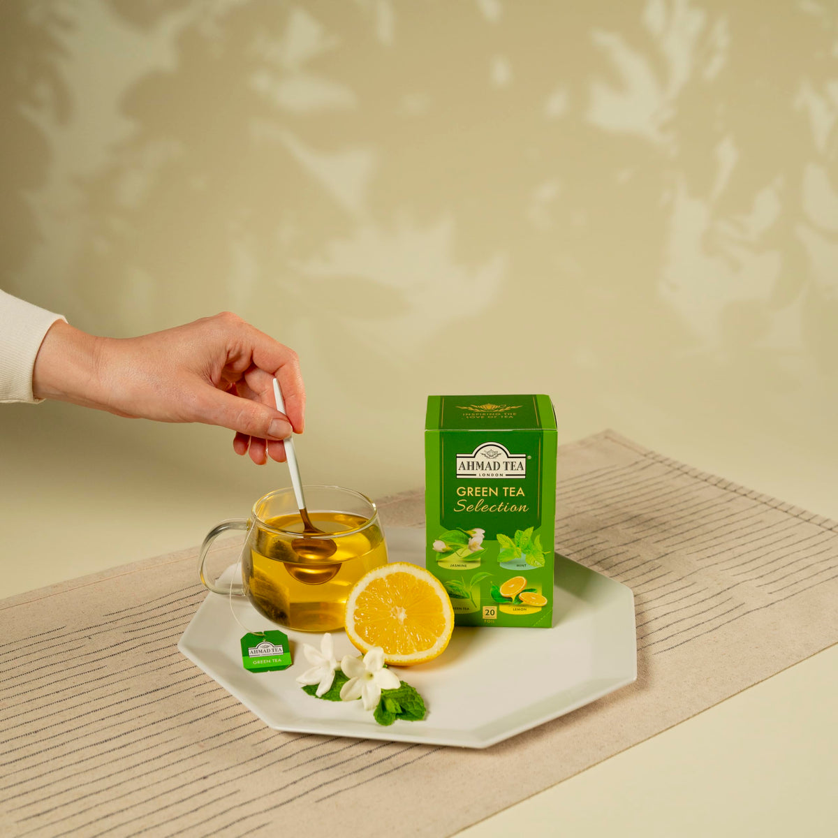 Ahmad Tea Green Tea Selection Pack - 20 Teabags, 80g 3
