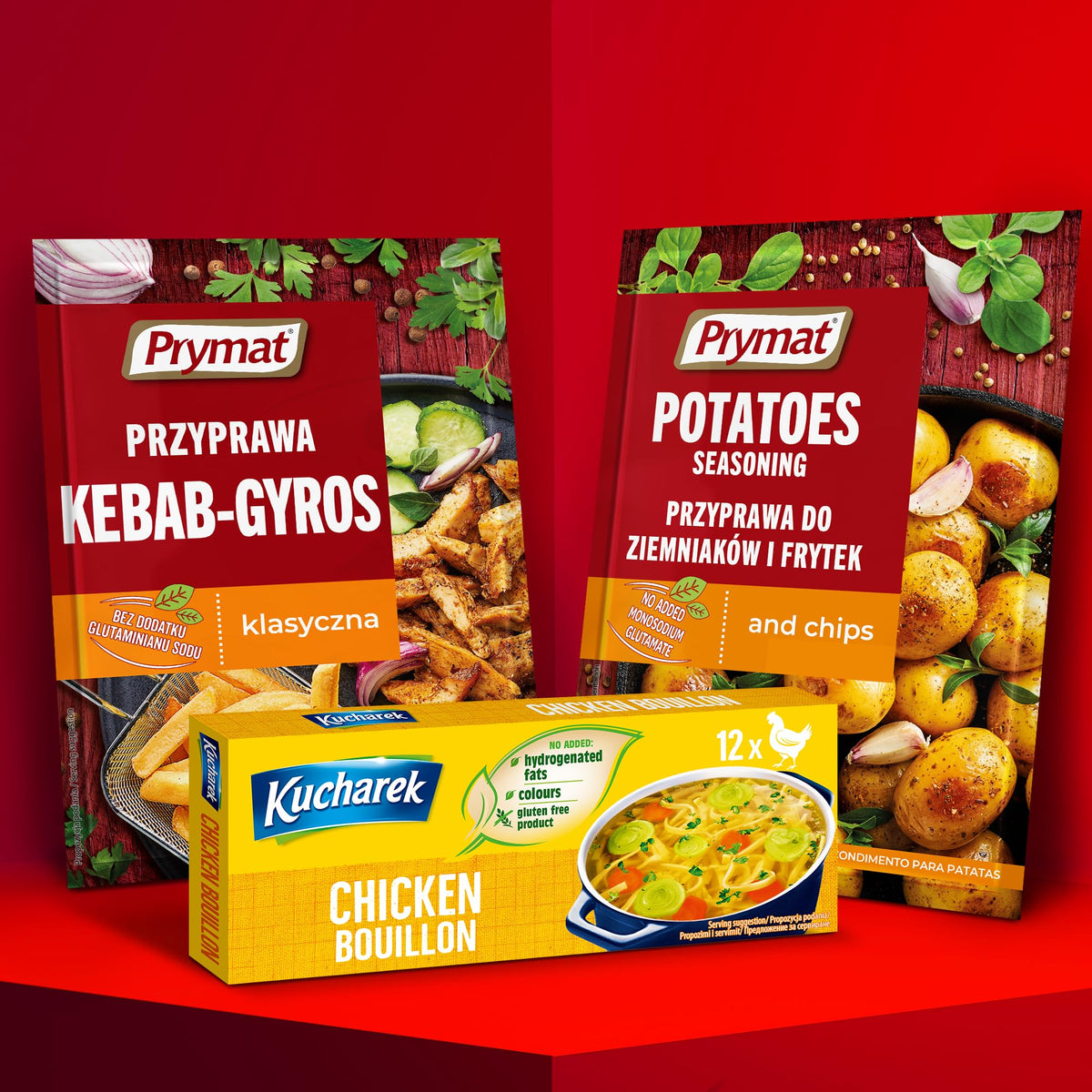 Prymat Kebab-Gyros Meat Seasoning - 25 x 30g Sachets | Blend of Dried Herbs & Spices 5