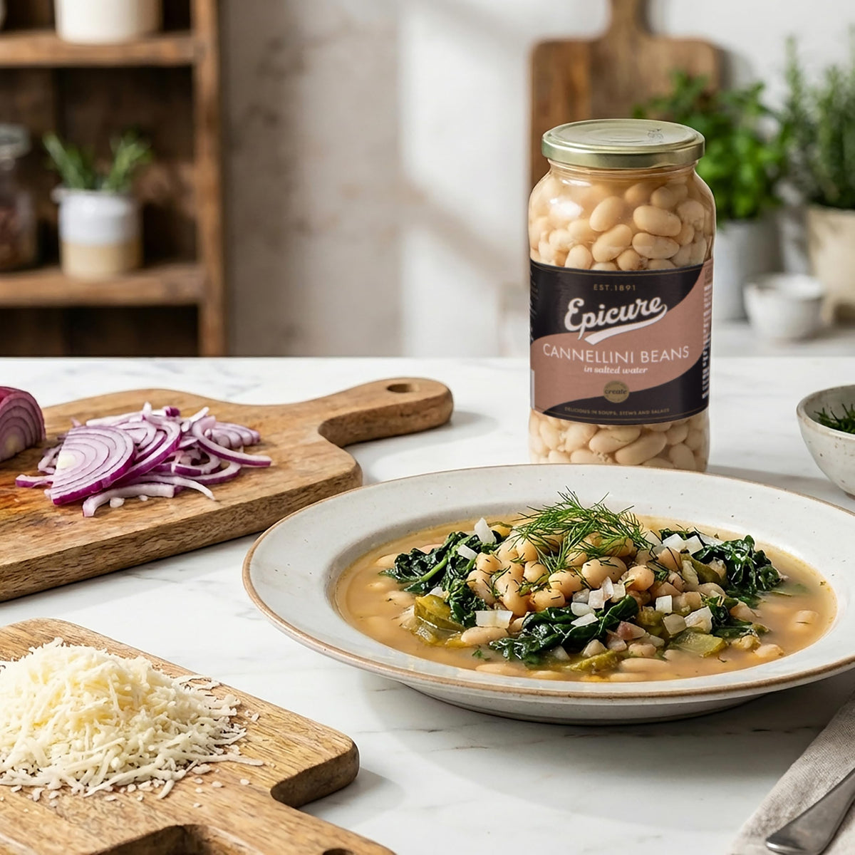 Epicure Cannellini Beans in Salted Water - 540g 6