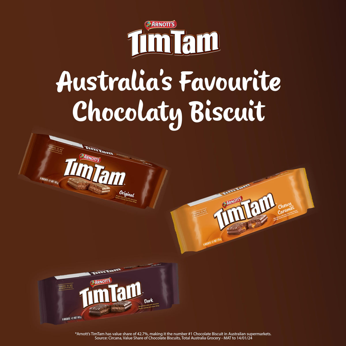 Tim Tam Original Chocolate Biscuits - Twin Pack | 36g 3