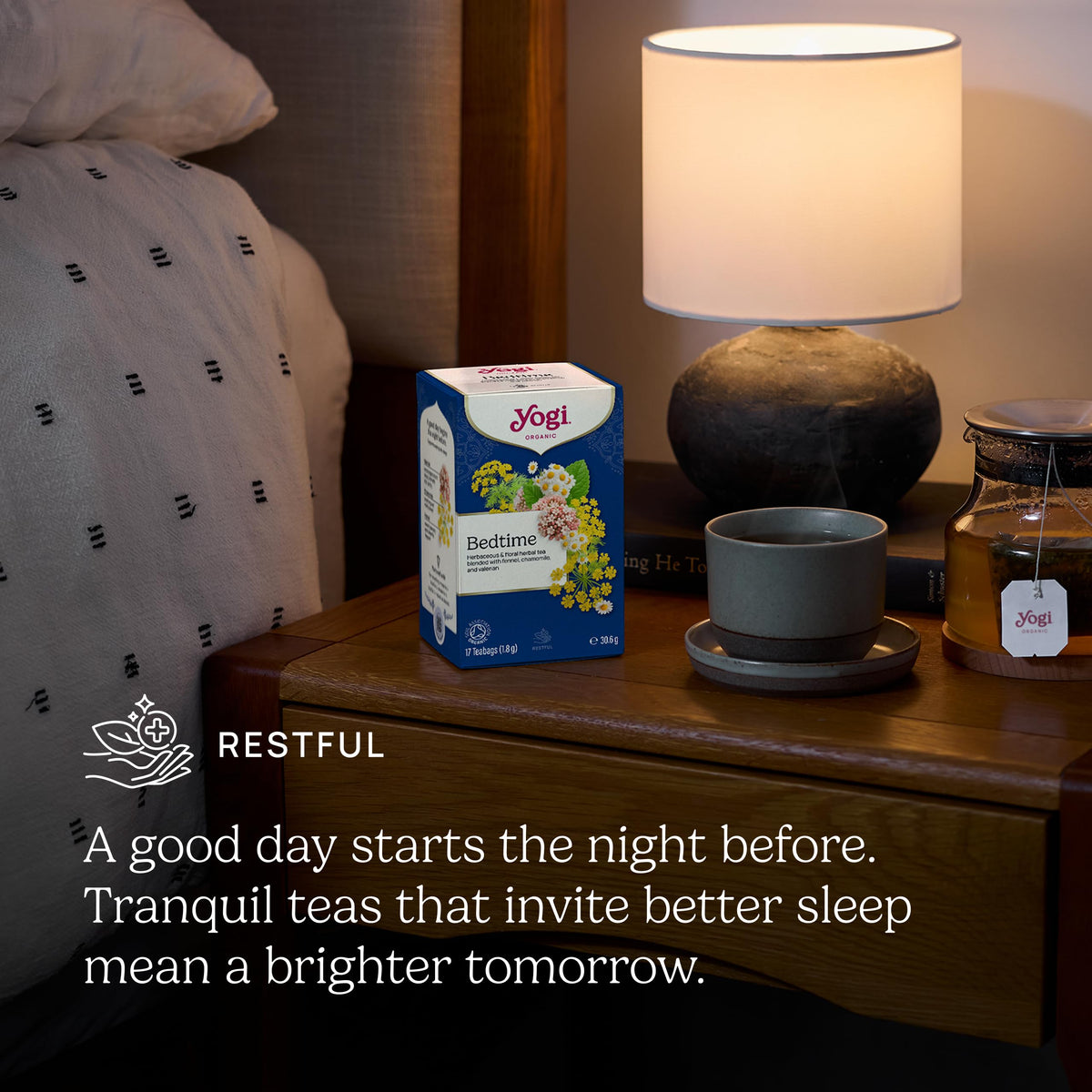 Yogi Bedtime Organic Herbal Tea - Promotes Relaxation | 6 Boxes | 102 Tea Bags 4