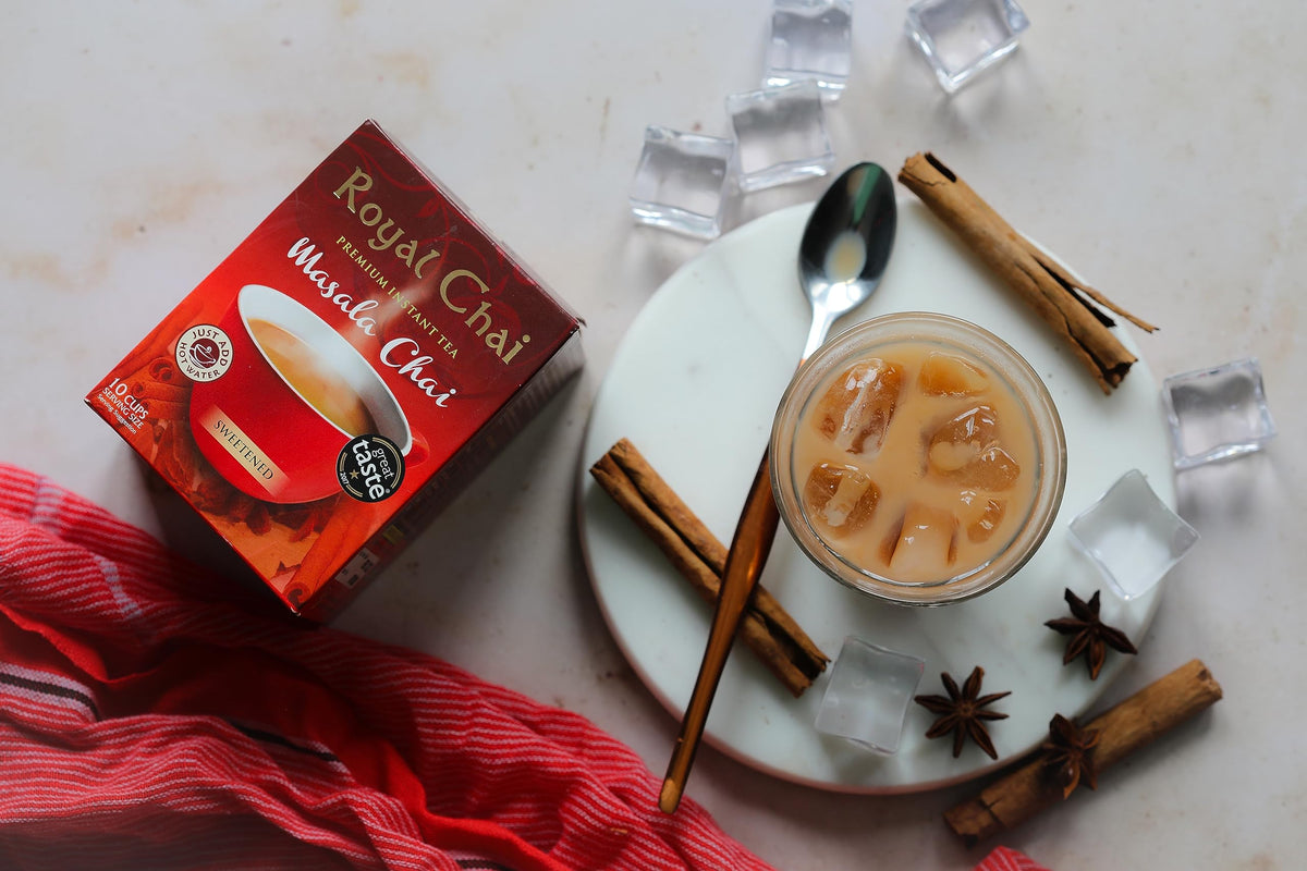 Royal Chai Masala Sweetened Instant Chai - 10 Sachets (Pack of 2) 4