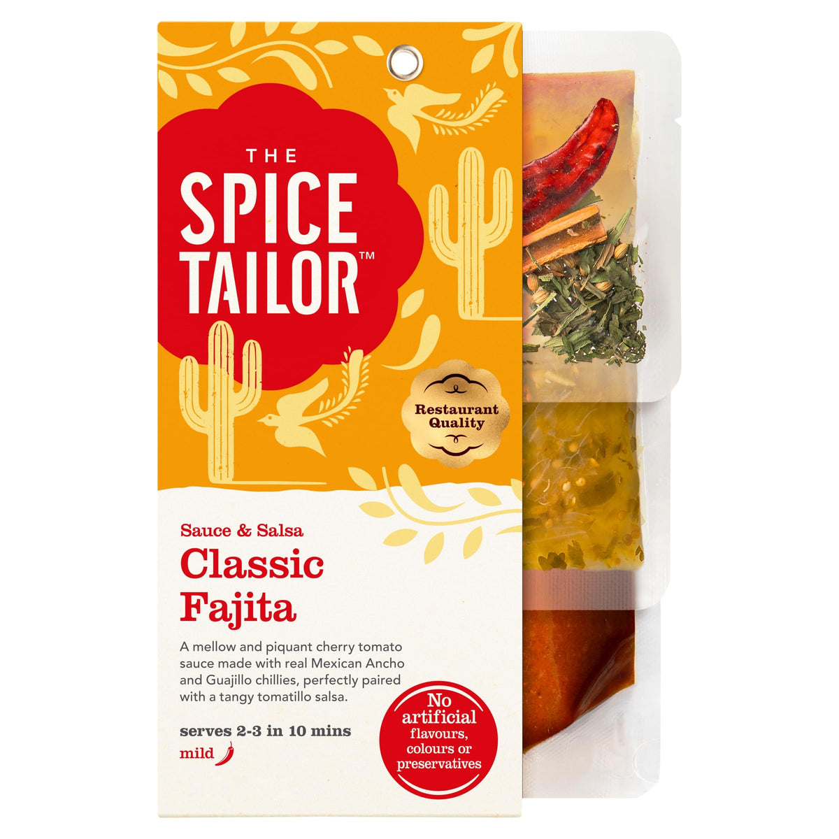 The Spice Tailor Mexican Fajita Sauce & Tomatillo Salsa Meal Kit - 5 Pack