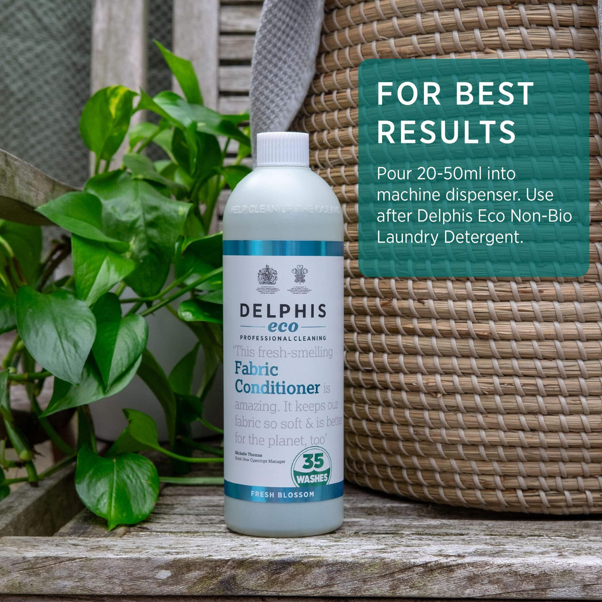 DELPHISECO Fabric Conditioner - Softens Fabric, Reduces Static, Fresh Blossom Scent | 700ml 4