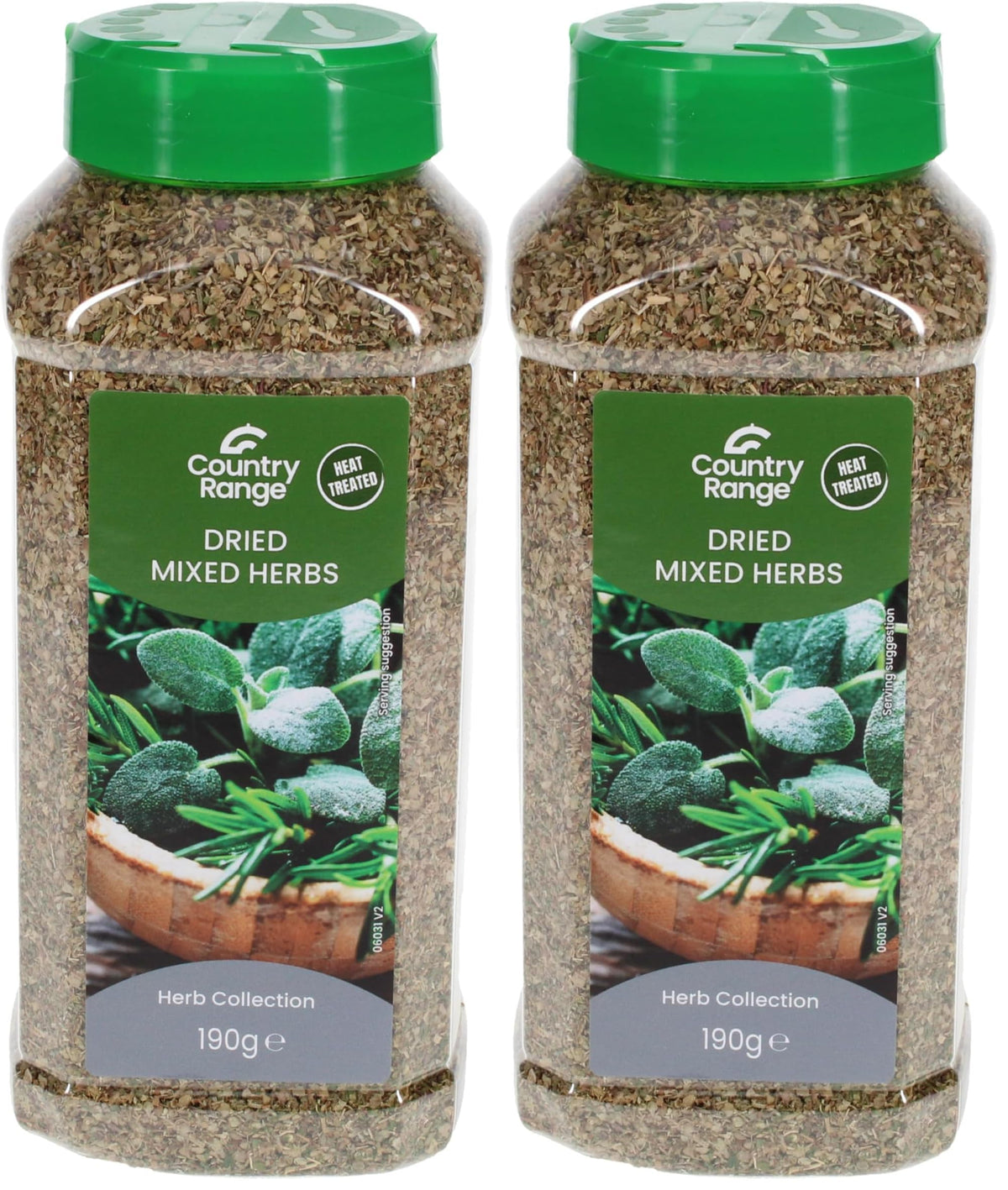 Country Range Dried Mixed Herbs - 190g (Pack of 2)