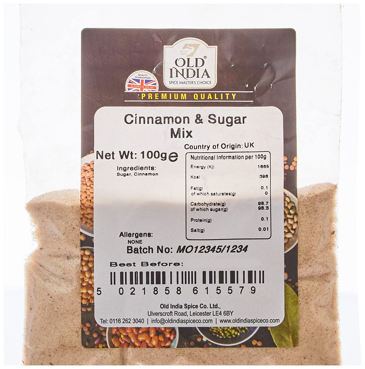 Old India Cinnamon & Sugar Mix - 100g | Natural | GMO Free 2