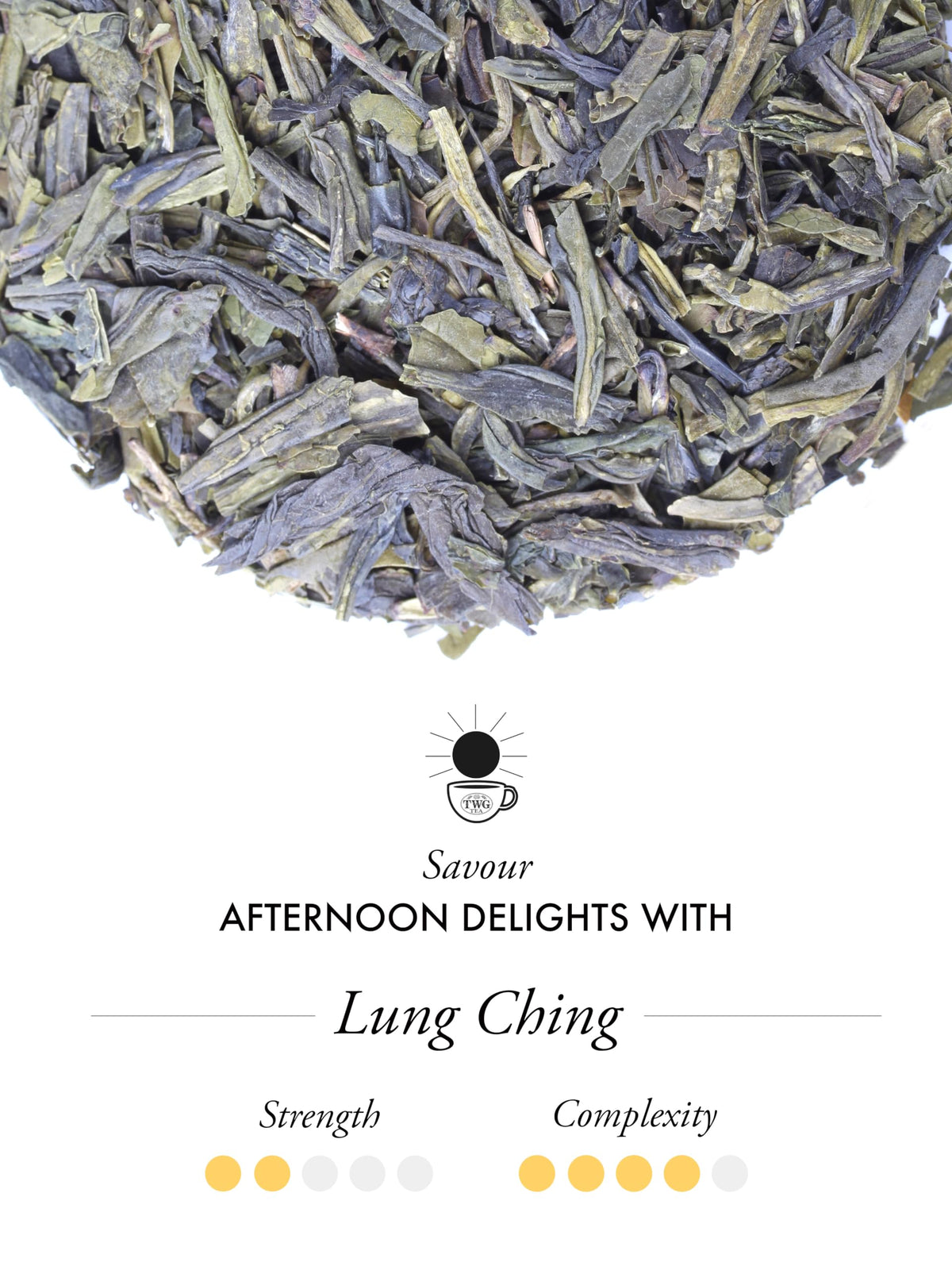 TWG Tea Lung Ching Green Tea - Aromatic Jade Infusion | 40g Teabags